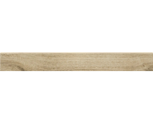 Feinsteinzeug Sockelfliese Limewood 7,3x60 cm natur