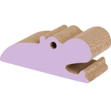 Katzenkratzbrett aus Wellpappe mit Liegefläche
