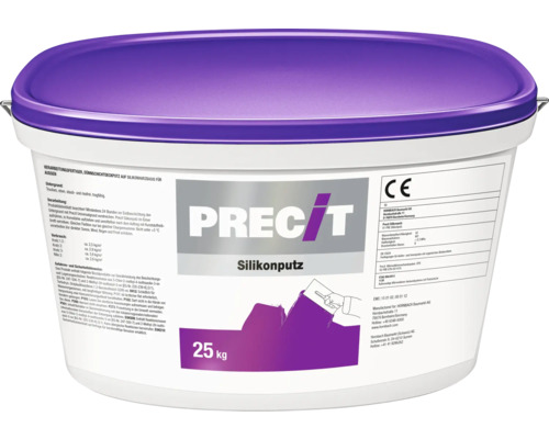 Precit Silkonputz 1,5 K weiß 25kg Precit Silkonputz 1,5 K weiß 25kg