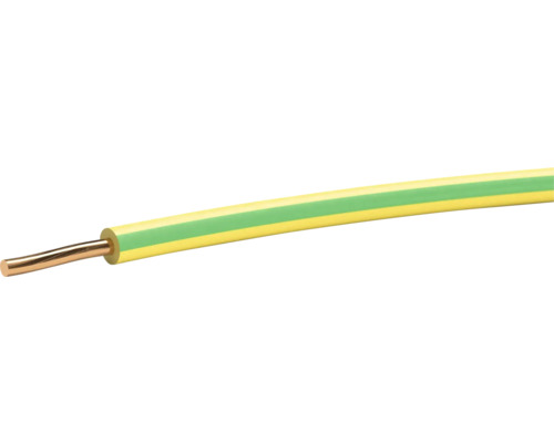 Aderleitung H07 V-U PVC 6 mm², grün/gelb