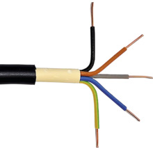 Elektrokabel mit fünf Adern
