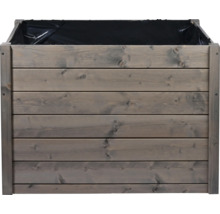 Holz Pflanzkasten mit Folie