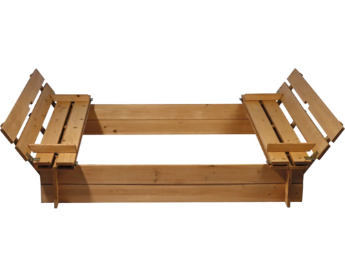 Hochbeet aus Holz mit aufklappbaren Seitenteilen