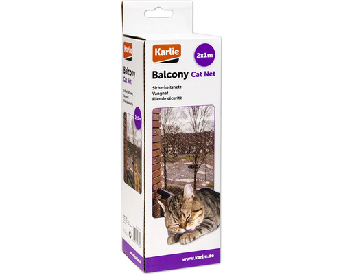 Karlie Balkon Katzenschutznetz, 2x1 Meter, Verpackung
