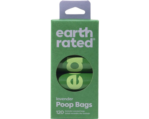 Earth Rated Hundekotbeutel mit Lavendelduft, 120 Stück