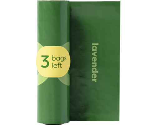 Müllbeutelrolle mit Lavendelduft