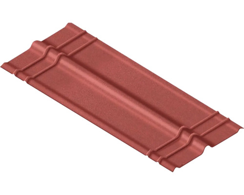 Onduline® Firsthaube mattes rot 1000 mm x 485 mm x 3 mm Einzelne Dachplatte aus Metall
