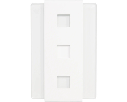 Rahmen für Datendosen mit drei quadratischen Öffnungen