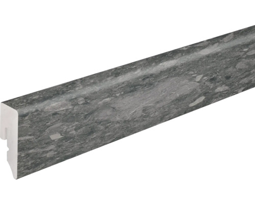 Sockelleiste PVC Stein Palermo foliert 15x38,5x2400mm Fußleiste aus Steinzeug