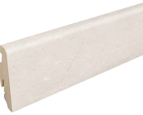 Sockelleiste FU060L1 Visio Grande FOFA08J foliert 2400 x 58 x 19 mm Marmor Sockelleiste