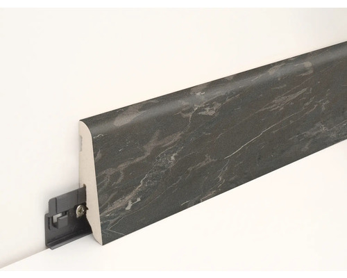 Sockelleiste mit Marmoroptik und Clipbefestigung