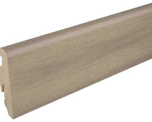 Sockelleiste FU060L1 Historic Earth FOEI76Z foliert 2400 x 58 x 19 mm Sockelleiste aus Holz