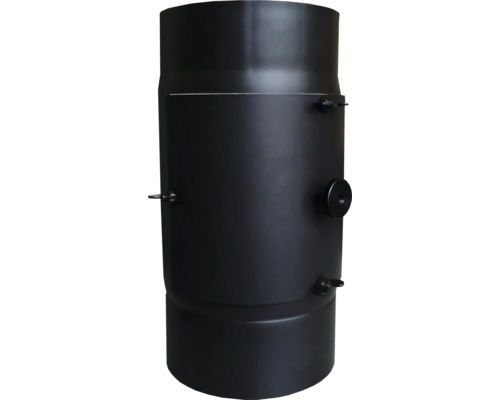 Feinstaubfilter Firefix KaminfilterKat Ø 150 mm schwarz lackiert 0,30 cm mit Revisionstür