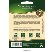 Kaninchengarten Formelmischung Saatgutpackung für Gemüse und Kräuter