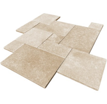 FLAIRSTONE Kalkstein Terrassenplatte Tripoli römischer Verband Set = 1,41 m²-thumb-2 FLAIRSTONE Kalkstein Terrassenplatte Tripoli römischer Verband Set = 1,41 m²-thumb-2