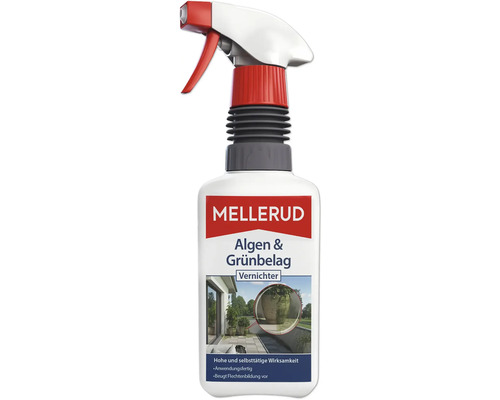 Mellerud Algen und Grünbelag Vernichter in einer Sprühflasche