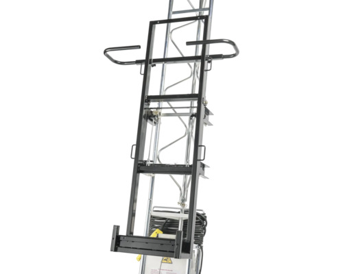 Vertikaler Plattenrahmen Haemmerlin, besonders geeignet für den Innenausbau, für Bauaufzüge Castor Steel.