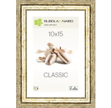 Portraitrahmen Holz Classic rustik silber 10x15 cm