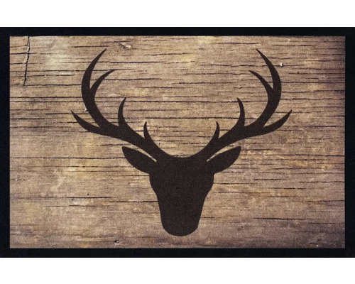 Fussmatte Hirsch Brown 50x75 cm Fussmatte Hirsch Brown 50x75 cm