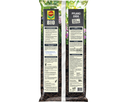 COMPO BIO Pflanzerde, 50 Liter Sack