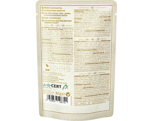 Informationen zu Katzenfutter für ausgewachsene Katzen