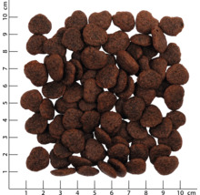 Haufen von Katzenfutter-Kroketten