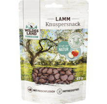 Wildes Land Lamm Knuspersnack für Katzen, 50 Gramm