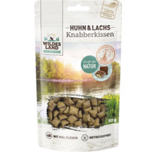 Wildes Land Hühnchen und Lachs Katzen-Snackkissen, 50 Gramm