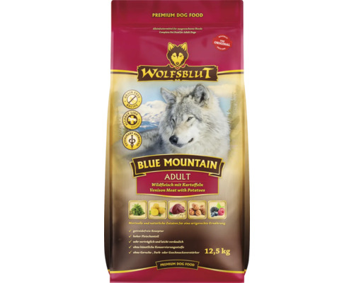 Wolfsblut Blue Mountain Adult Hundefutter, 12,5 Kilogramm Packung