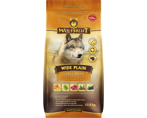 Hundefutter trocken WOLFSBLUT Wide Plain Large Breed, 12,5 kg Wolfsblut Wide Plain Large Breed Hundetrockenfutter, 12,5 kg Sack