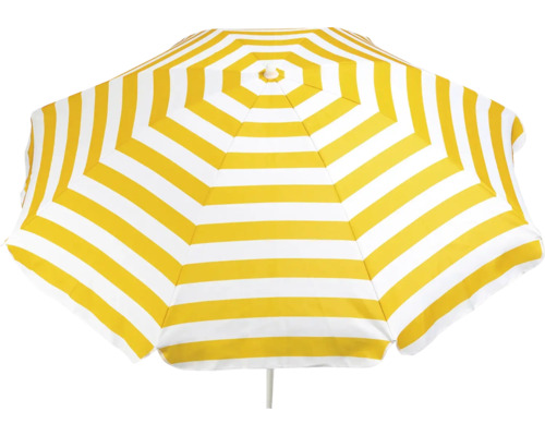 Sonnenschirm Polyester Ø 160 cm gelb