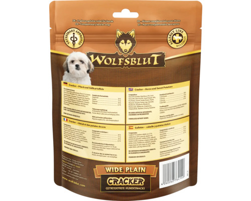 Wolfsblut Wide Plain Cracker getreidefreie Hundesnacks