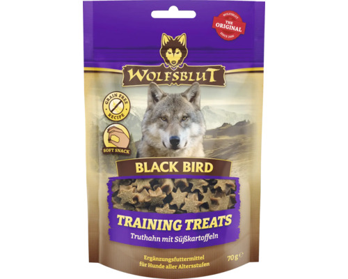 Hundesnack Wolfsblut Black Bird Training Treats 70 g
