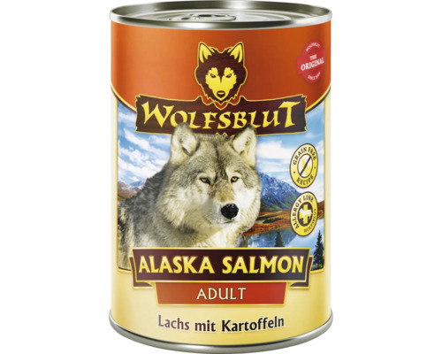 Hundefutter nass WOLFSBLUT Alaska Salmon Adult 395 g