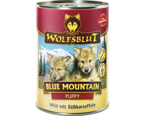 Hundefutter nass WOLFSBLUT Blue Mountain Puppy 395 g