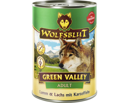 Hundefutter nass WOLFSBLUT Green Valley Adult 395 g