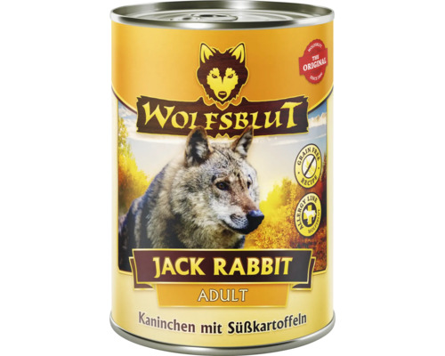 Hundefutter nass WOLFSBLUT Jack Rabbit Adult 395 g