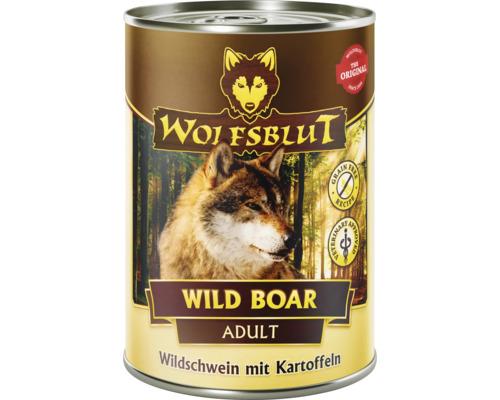 Hundefutter nass WOLFSBLUT Wild Boar Adult 395 g