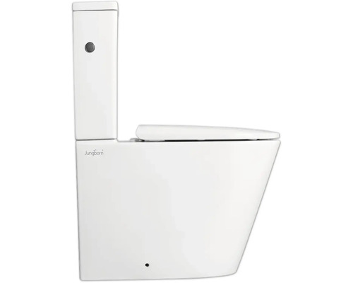 Weißes Stand-WC mit Spülkasten von Jungborn