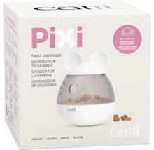 Snackautomat catit Pixi Snackspender, Maus weiß, ca. 8 x10 cm, Leckerlis bis 9 mm