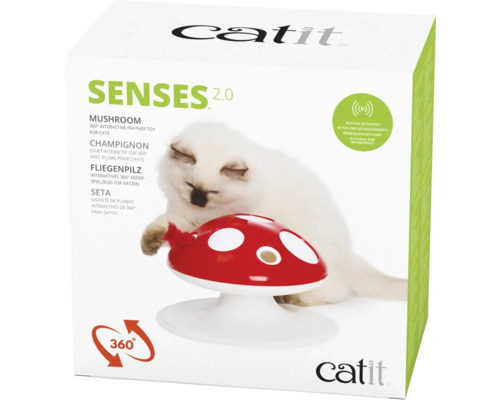 Catit Senses 2.0 Pilz interaktives Spielzeug für Katzen
