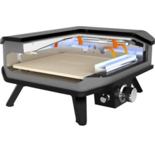 Cozze 17 Pizzaofen Gas 62 x 62 x 31 cm schwarz inkl. Pizzastein