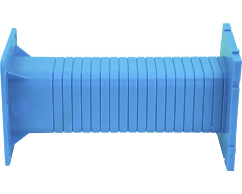 Blauer Kabelaufroller aus Kunststoff