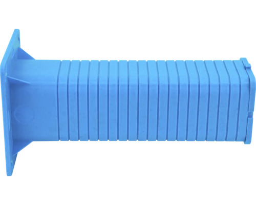 Blauer Kabelkanal aus Kunststoff