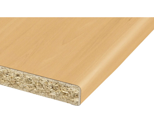 Spanplatte mit abgerundeter Kante