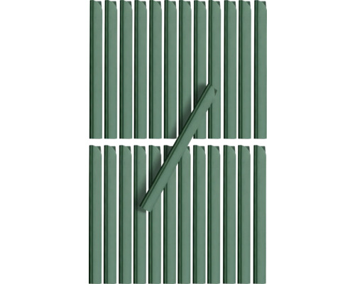Profil Einstabmatte 24 cm x grün
