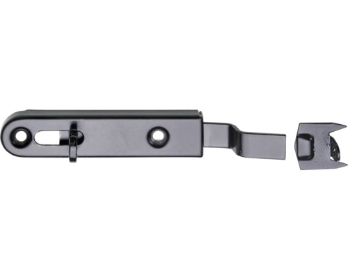 Riegel Möbelriegel Hettich 16 x 70 x stahl schwarz 10 Stück Riegelschloss aus Metall