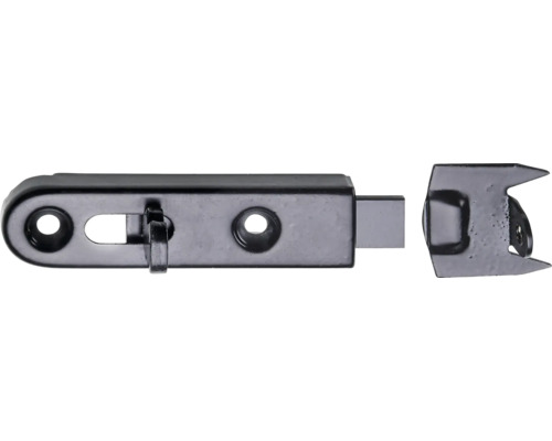 Riegel Möbelriegel Hettich 13 x 50 x stahl schwarz 10 Stück Schieberiegel mit Gegenstück