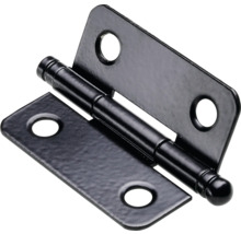 Zierscharnier 40 x 35 x 1,2 mm Stahl schwarz matt 20 Stück-thumb-0 Zierscharnier 40 x 35 x 1,2 mm Stahl schwarz matt 20 Stück-thumb-0