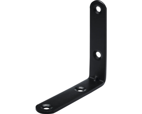 Winkel Stuhlwinkel Hettich 70 x 70 x 2 mm stahl schwarz 25 Stück Winkelverbinder aus Metall mit Bohrlöchern